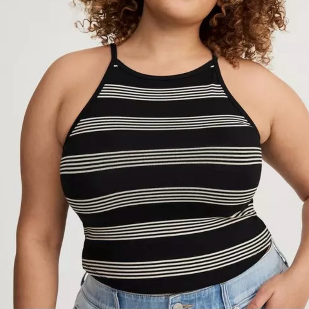 Torrid Foxy High Neck Crop Top